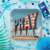 アメリカ祈のビルボードオン農地 ペーパープレート (パーティー)