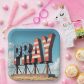 アメリカ祈のビルボードオン農地 ペーパープレート (パーティー)