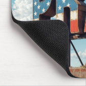 アメリカ祈の農地にサイン マウスパッド (コーナー)