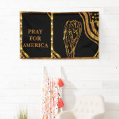 アメリカ祈向け 横断幕 (インサイチュ)