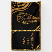 アメリカ祈向け 横断幕 (縦)