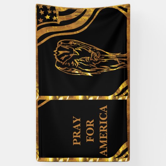 アメリカ祈向け 横断幕 (縦)