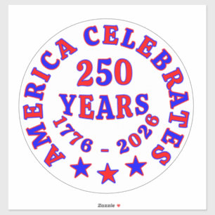 アメリカ祝250年 シール