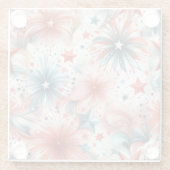 アメリカ祝 ガラスコースター (裏面)