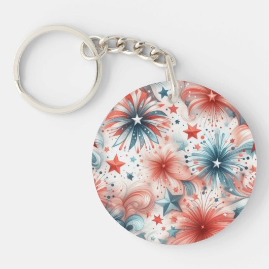 アメリカ祝 キーホルダー (正面)