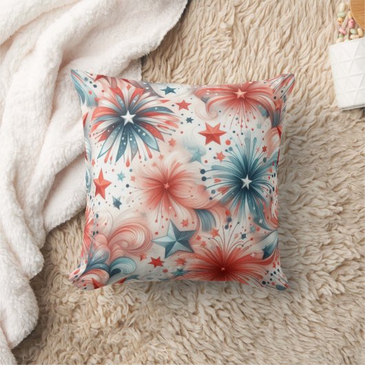 アメリカ祝 クッション (ブランケット)