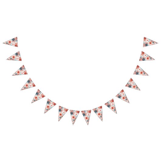 アメリカ祝 バンティングフラッグ (全)