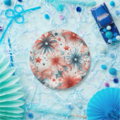 アメリカ祝 ペーパープレート (パーティー)