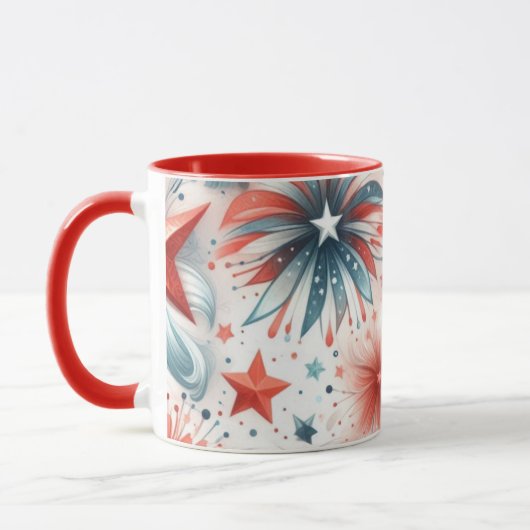 アメリカ祝 マグカップ (左)