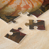 アメリカ秋田の秋の収穫感謝祭 ジグソーパズル (側面)