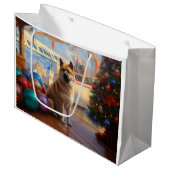 アメリカ秋田クリスマスクルーズ：ポーソウルホリデー ラージペーパーバッグ (正面アングル)