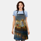 アメリカ秋田クリスマスフェスティバル航海 エプロン (着用した状態)
