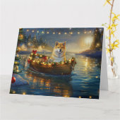 アメリカ秋田クリスマスフェスティバル航海 カード (黄色い花)