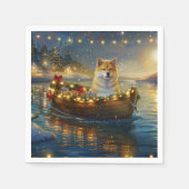 アメリカ秋田クリスマスフェスティバル航海 スタンダードカクテルナプキン (正面)
