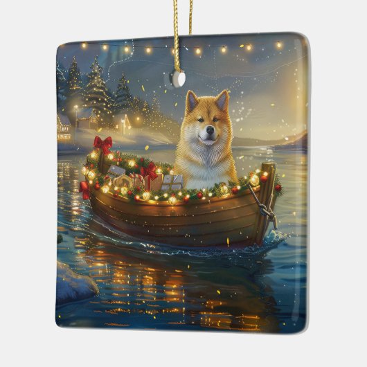 アメリカ秋田クリスマスフェスティバル航海 セラミックオーナメント (左)