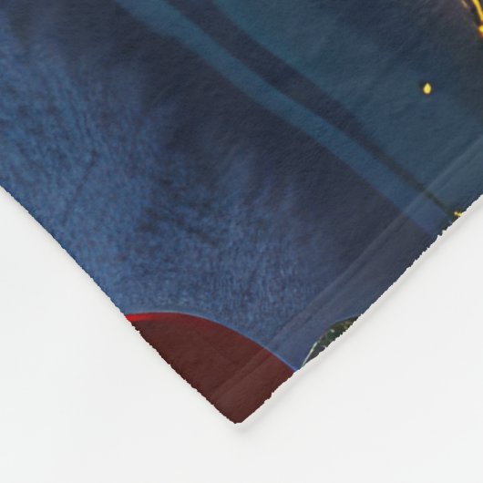 アメリカ秋田クリスマスフェスティバル航海 フリースブランケット (角)