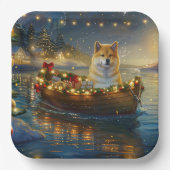 アメリカ秋田クリスマスフェスティバル航海 ペーパープレート (正面)