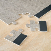 アメリカ秋田犬の未来的な要素ポートレート ジグソーパズル (側面)