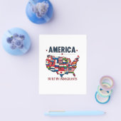 アメリカ移民の愛国心を持つアメリカ チラシ (シングル)