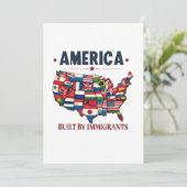 アメリカ移民の愛国心を持つアメリカ 案内状 (スタンド正面)
