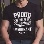 アメリカ移民を誇りに思う Tシャツ
