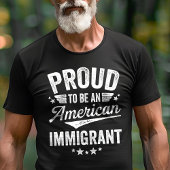 アメリカ移民を誇りに思う Tシャツ