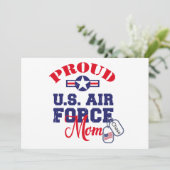 アメリカ空軍のママのための名入れドッグタグ シーズンカード (スタンド正面)