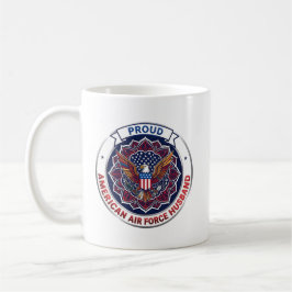 アメリカ空軍の夫を誇りに思う コーヒーマグカップ