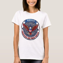 アメリカ空軍の姉妹Tシャツを誇りに思う