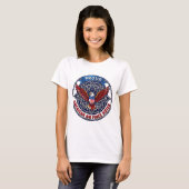 アメリカ空軍の姉妹Tシャツを誇りに思う Tシャツ (正面フル)