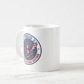 アメリカ空軍を誇りに思う兄弟へ コーヒーマグカップ (正面左)