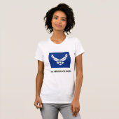 アメリカ空軍航空士の母Tシャツ - Tシャツ (正面フル)