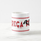 アメリカ第一…... コーヒーマグカップ (中央)