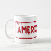 アメリカ第一…... コーヒーマグカップ (左)