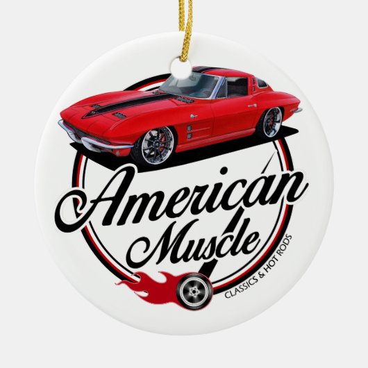 アメリカ筋肉アカエイ セラミックオーナメント (正面)