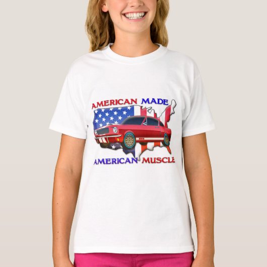 アメリカ筋肉車 Tシャツ (正面)
