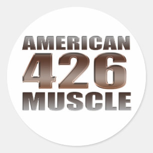 アメリカ筋肉426 Hemi ラウンドシール