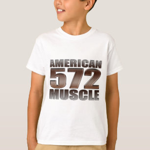 アメリカ筋肉572大きいブロックの木枠モーター Tシャツ