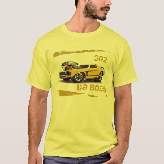 アメリカ筋肉、Daは指揮します Tシャツ (正面)