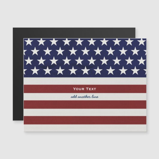 アメリカ米国の旗の愛国心が強い7月4日のカスタム (正面/裏面)