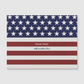 アメリカ米国の旗の愛国心が強い7月4日のカスタム (正面)