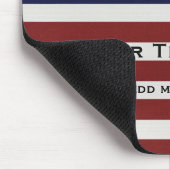 アメリカ米国の旗の愛国心が強い7月4日のカスタム マウスパッド (コーナー)