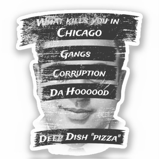 アメリカ米国愛国主義おもしろいシカゴ シール (正面)