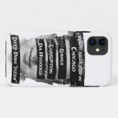 アメリカ米国愛国主義おもしろいシカゴ Case-Mate iPhoneケース (裏面(横))