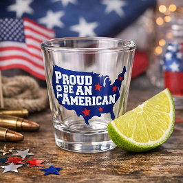 アメリカ精神に誇りを持つ ショットグラス