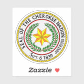 アメリカ素晴らしのチェロキー族のアザラシ シール (シート)