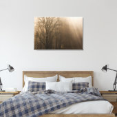 アメリカ素晴らしスモークマウンテンNPテネシーの木々 キャンバスプリント (インサイチュ (寝室))