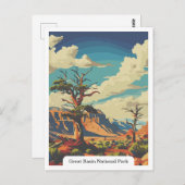 アメリカ素晴らしネバダ州ベイスン国立公園 ポストカード (正面/裏面)