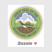 アメリカ素晴らしマスコギー・クリークの人々の封印 シール (シート)