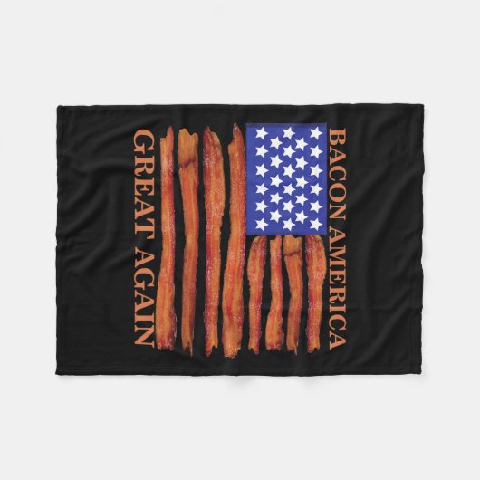 アメリカ素晴らし再おもしろい生 フリースブランケット (正面(横))